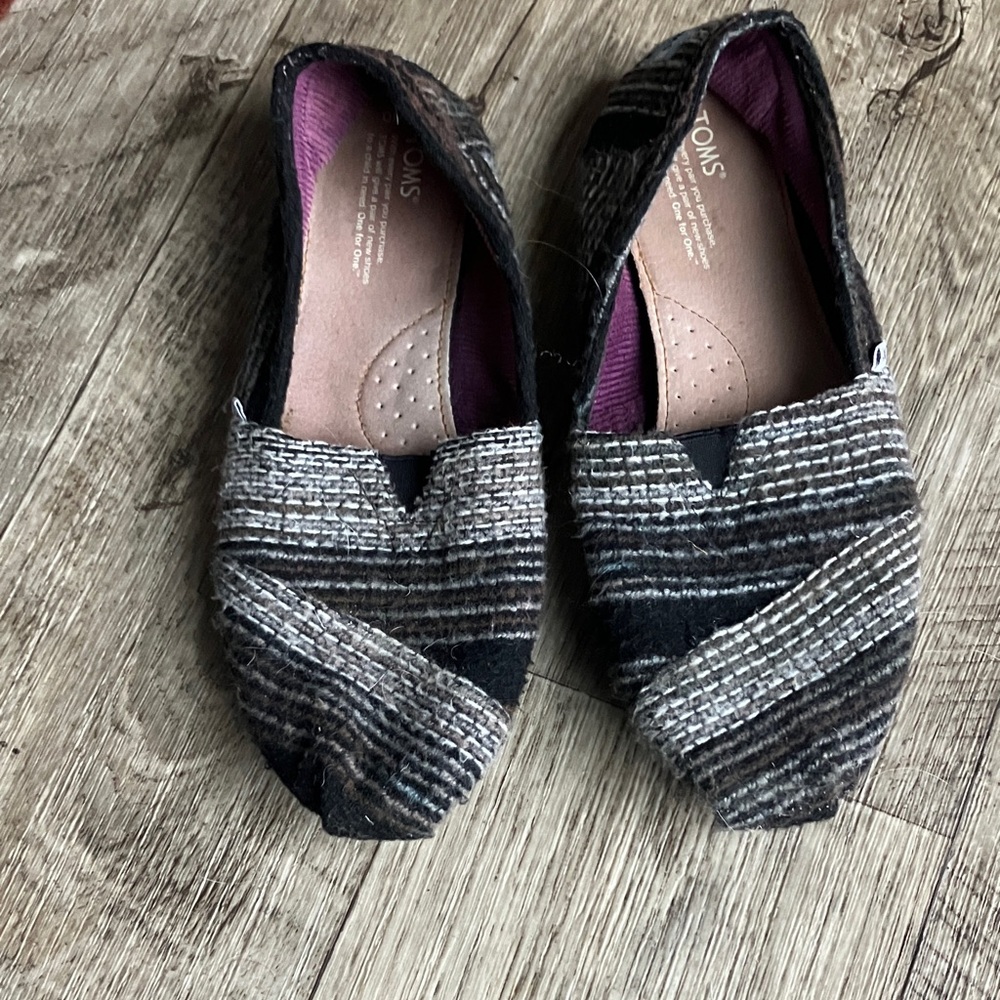 Tom’s Women’s Classic Alpargata Wool Blend Slip on Shoes 10